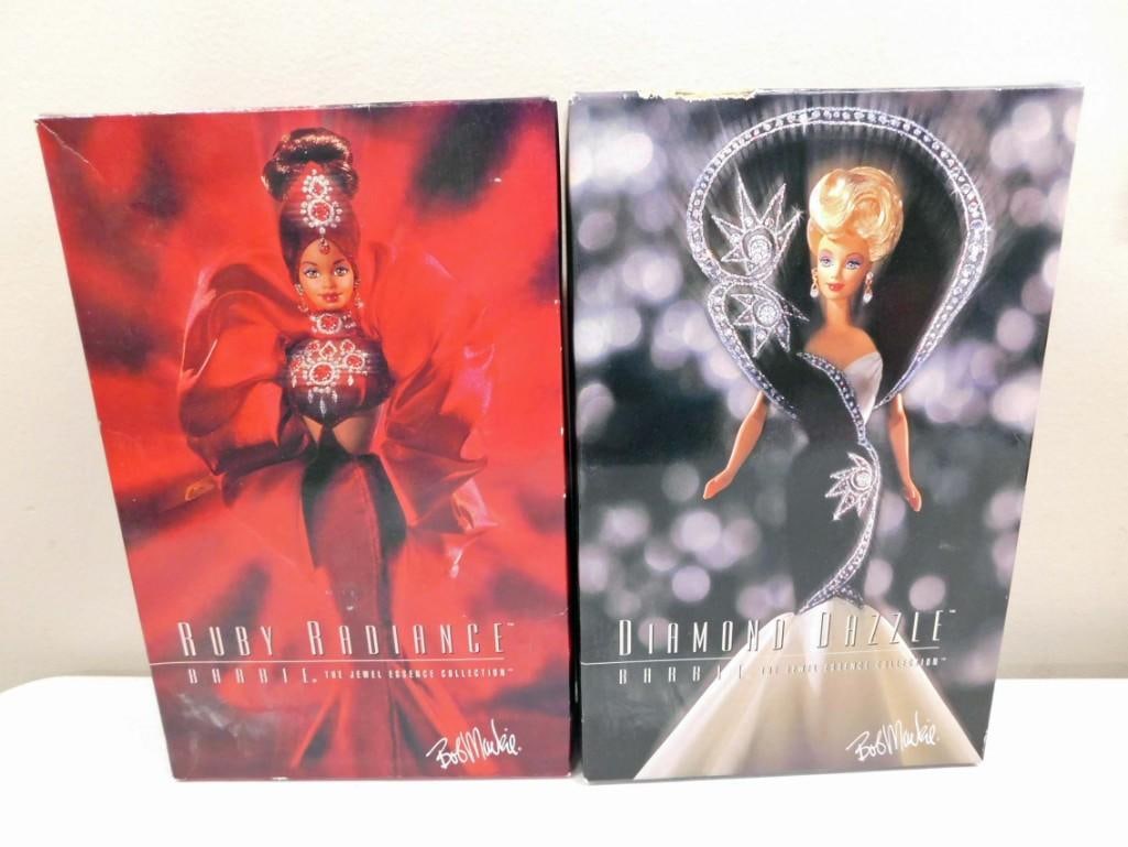 2 Bob Mackie Barbie Dolls incl Ruby Radiance and Diamond Dazzle (1 of 8)