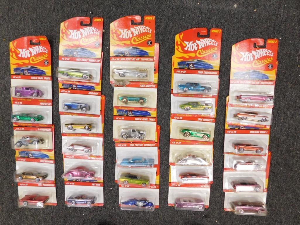 29 Hot Wheels Classics Series 2 Die Cast Cars and Vehicles New in Package (1 of 4)