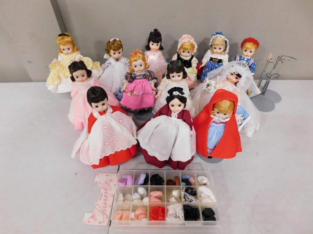 13 Vtg Madame Alexander 8" Dolls, Ginny Shoes and Accessories Lot (1 of 12)