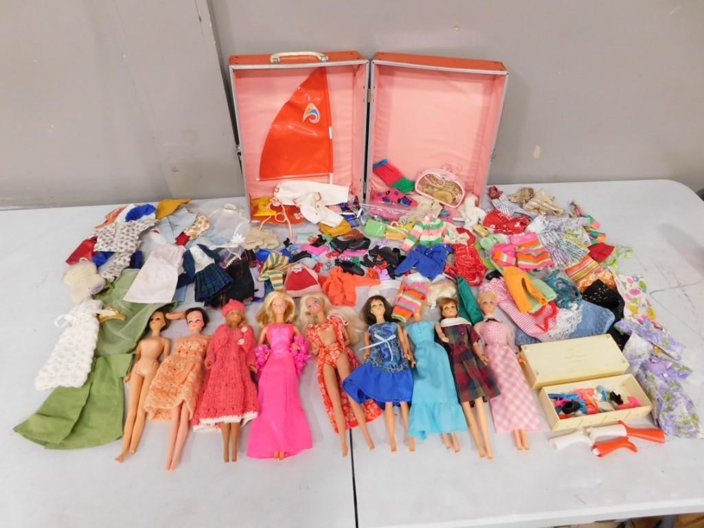 Vtg 1960s-70s Barbie Dolls, Clothes, Accessories Lot (1 of 20)