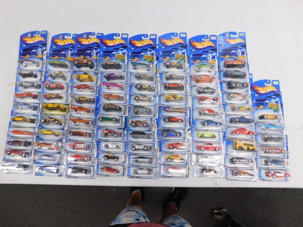 86 Hot Wheels Cars and Vehicles incl 2001 Race & Win, 2002 35th Anniversary, 2002 First Editions, 20 (1 of 4)