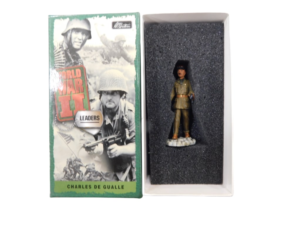 Britains Toy Soldier Charles De Gualle 17384 World War II Leaders in Original Box (1 of 5)