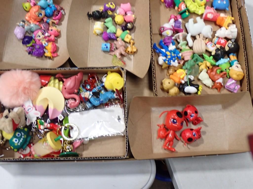 Miraculous Lady Bug, Keychains, Hatchimals, Mini Figures Lot: Miraculous Lady Bug, Keychains, Hatchimals, Mini Figures Lot All pictures are considered part of the description and should be examined carefully by bidders. Live Auctioneers is now offering Live Sh