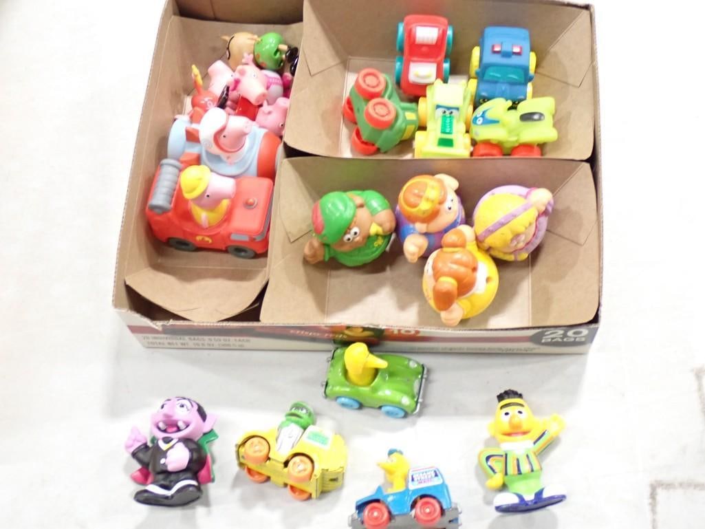 Peppa Pig, Vintage Weebles, Tonka Playskool Chuck and Friends, Sesame Street Lot: Peppa Pig, Vintage Weebles, Tonka Playskool Chuck and Friends, Sesame Street Lot All pictures are considered part of the description and should be examined carefully by bidders. Live Auctioneers is no