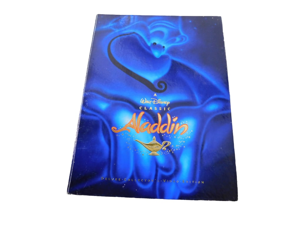 Walt Disney Aladdin Set incl Sealed CD and VHS, Commemorative Print, etc (1 of 4)