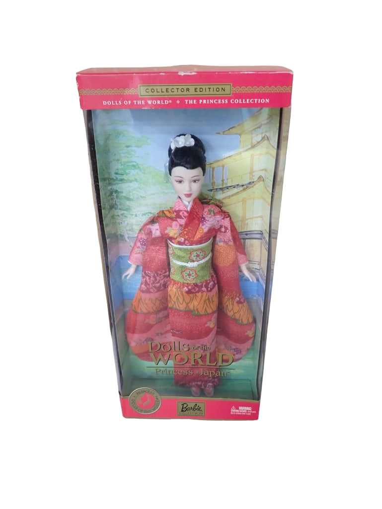 Barbie Dolls of the World Princess of Japan New in Box: Barbie Dolls of the World Princess of Japan New in Box All pictures are considered part of the description and should be examined carefully by bidders. Live Auctioneers is now offering Live Shipping t