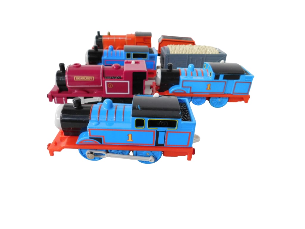 Toy Trains incl Thomas and Friends: Toy Trains incl Thomas and Friends All pictures are considered part of the description and should be examined carefully by bidders. Live Auctioneers is now offering Live Shipping through them. This