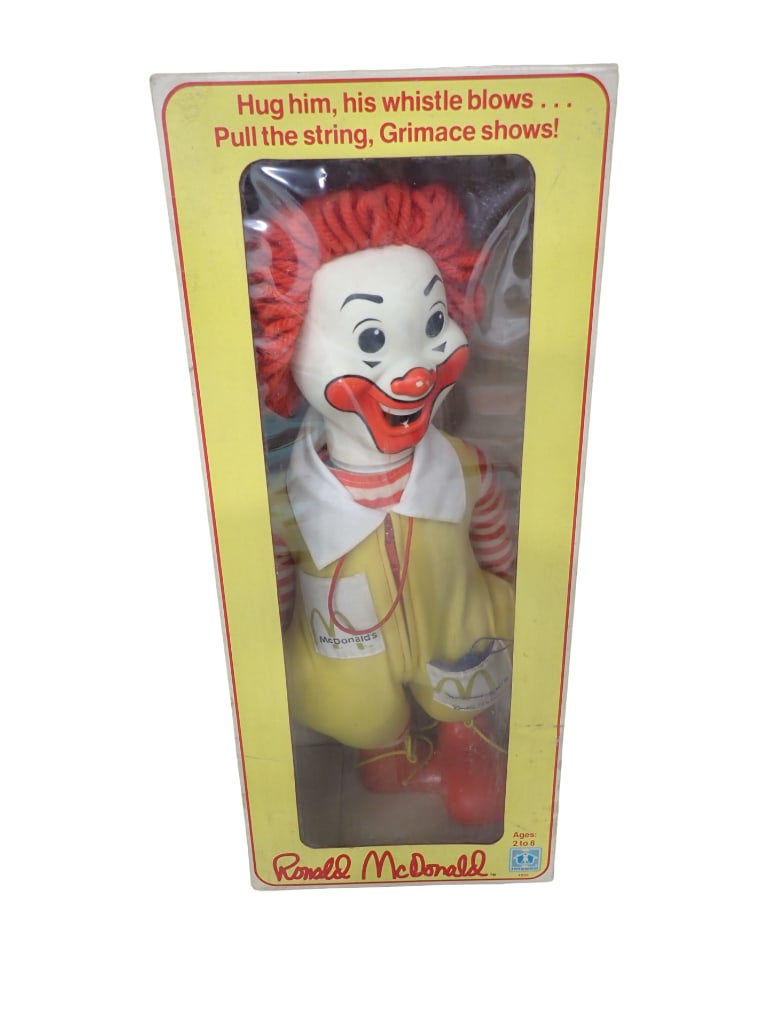 Vtg 1978 Ronald McDonald Doll in Original Box (1 of 7)