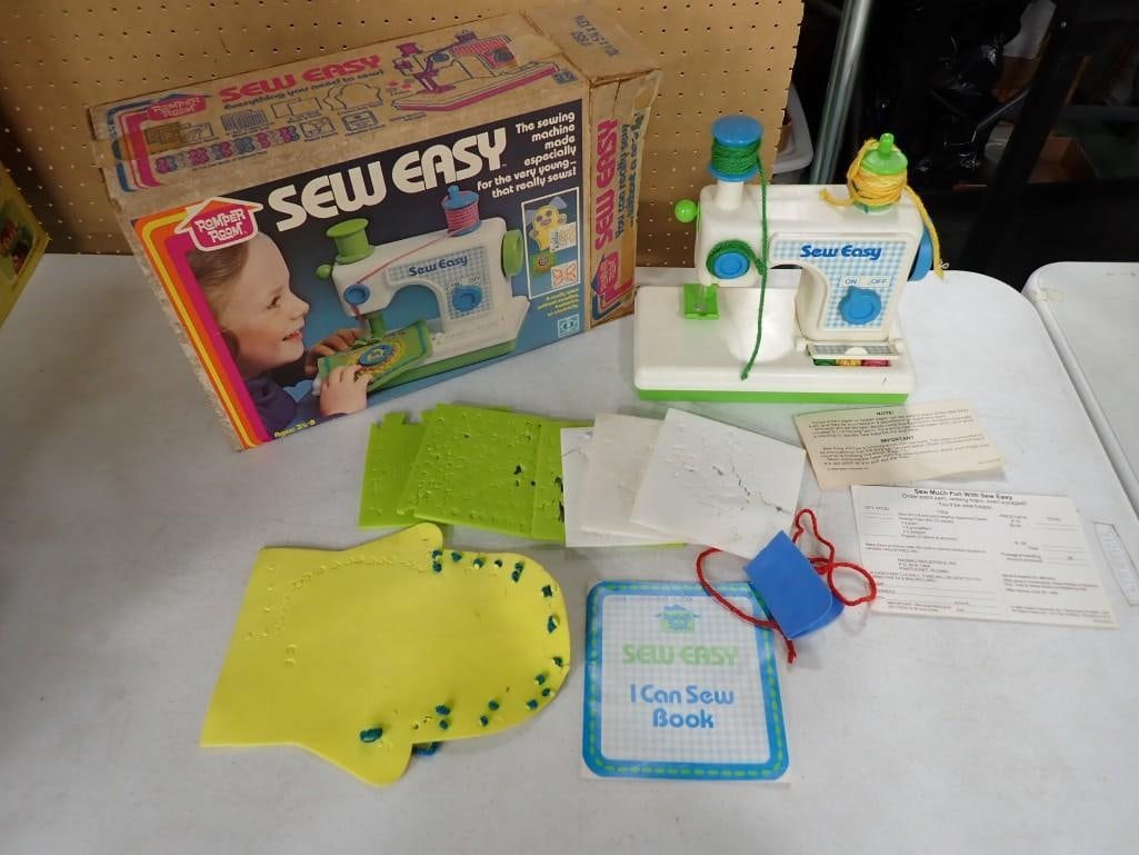 Vintage Sew Easy Sewing Machine by Hasbro Romper Room in Original Box (1 of 9)