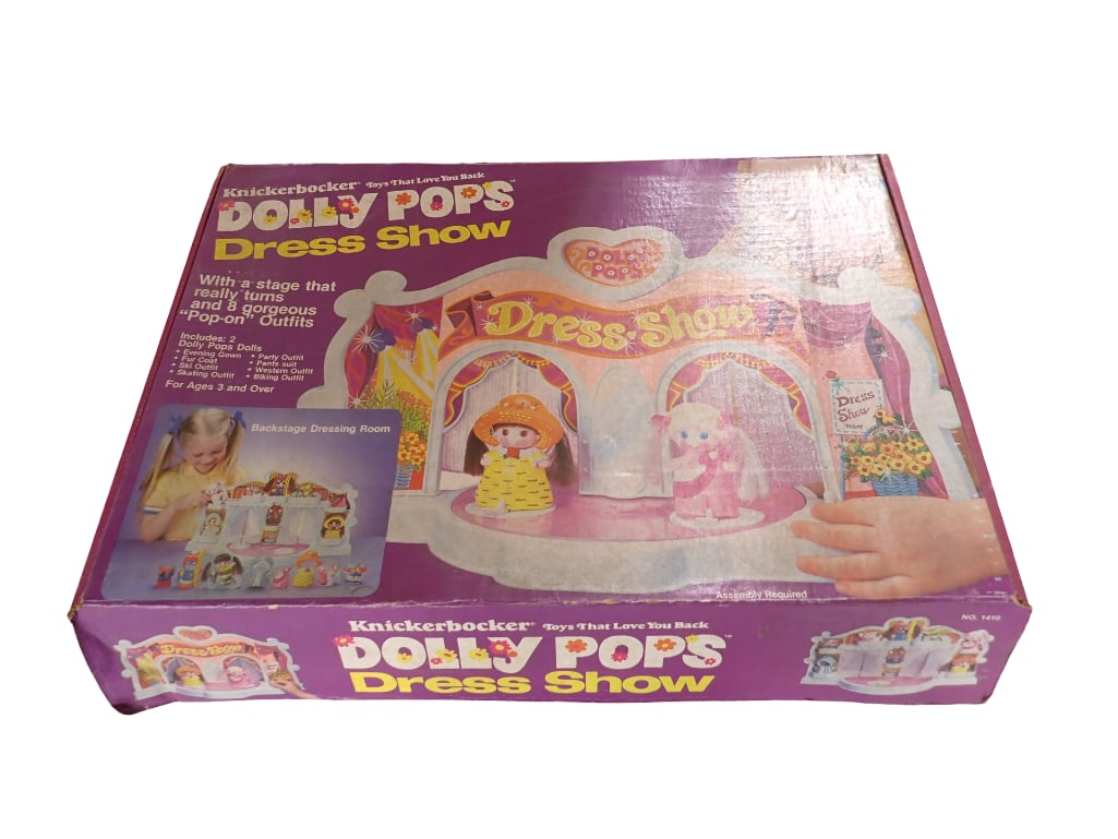 Vintage Dolly Pops Dress Show by Knickerbocker Toys in Original Box (1 of 9)