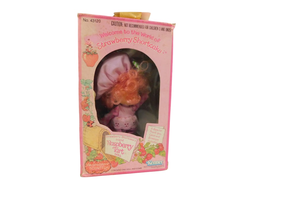 Vintage Strawberry Shortcake Raspberry Tart Doll in Original Box by Kenner (1 of 3)