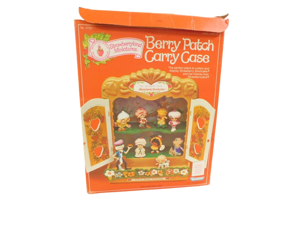 Vintage Strawberry Shortcake Carry Case with Original Box by Kenner: Vintage Strawberry Shortcake Carry Case with Original Box by Kenner All pictures are considered part of the description and should be examined carefully by bidders. Live Auctioneers is now offering Li