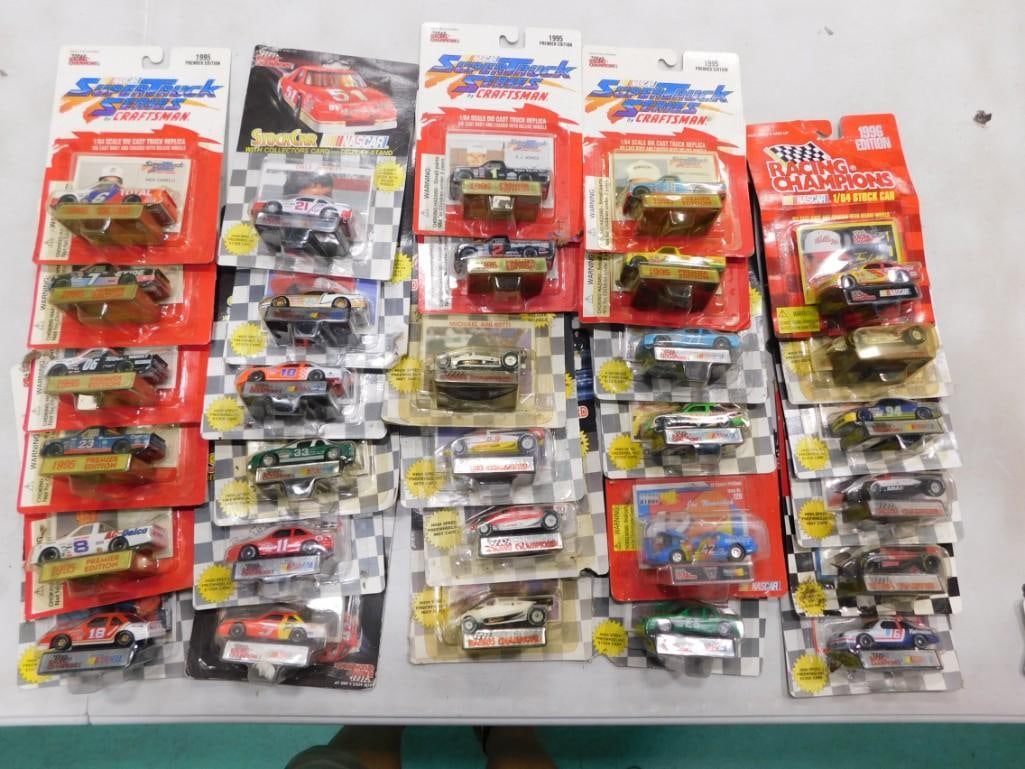 Lot of assorted New in Package Cars including Racing Champions, Nascar Super Truck Series by Craftsm (1 of 3)