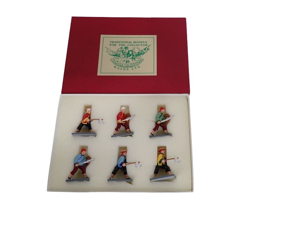 Traditional Models for the Collector by Trophy Miniatures Boxer Rebellion Metal Soldiers Set (1 of 9)