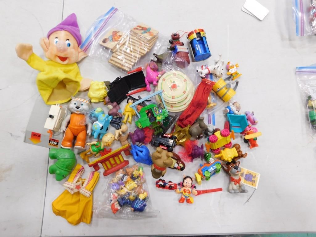 Assorted Toy Lot including Figures, Cars, Walt Disney, Sesame Street, etc. (1 of 5)