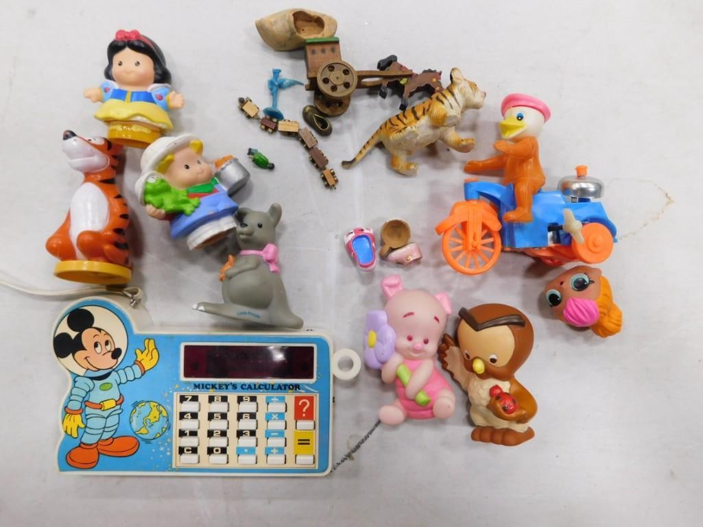 Toy Lot including Vintage Mickey Mouse Calculator, Other Walt Disney, etc (1 of 5)