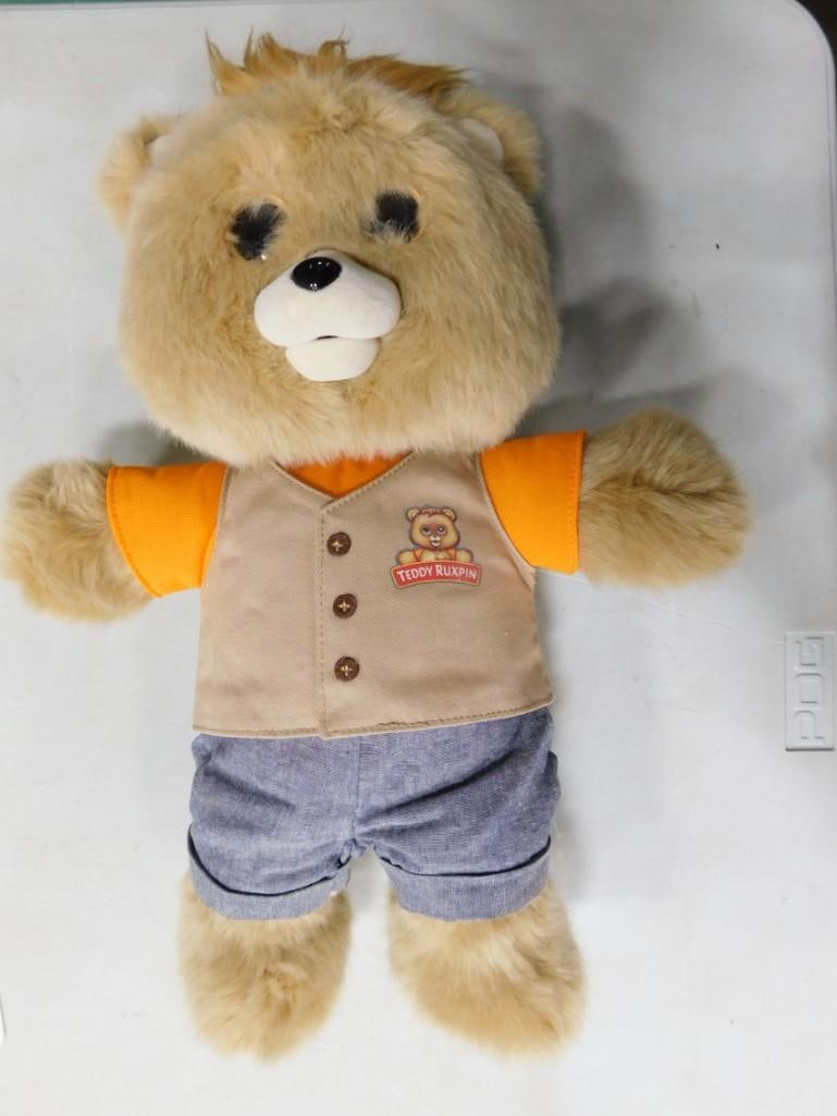 Vintage Teddy Ruxpin Toy / Plush / Doll: Vintage Teddy Ruxpin Toy / Plush / Doll All pictures are considered part of the description and should be examined carefully by bidders. Live Auctioneers is now offering Live Shipping through them.