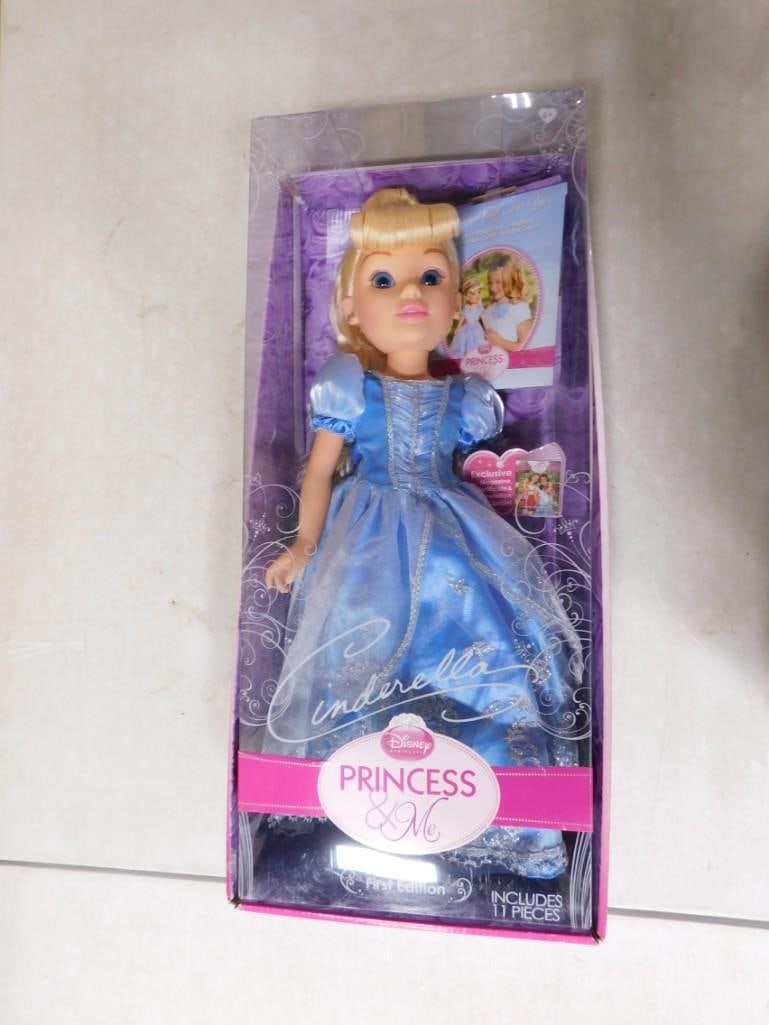 New in Package Disney Princess a& Me Cinderella Doll First Edition: New in Package Disney Princess a& Me Cinderella Doll First Edition All pictures are considered part of the description and should be examined carefully by bidders. Live Auctioneers is now offering