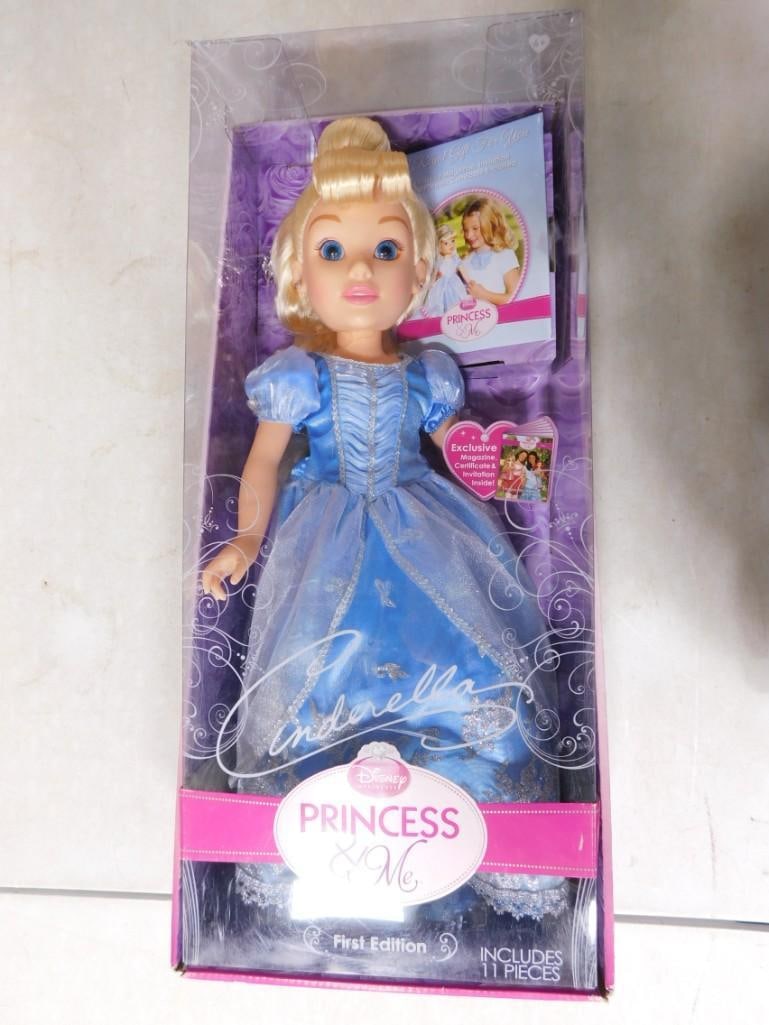 New in Package Disney Princess a& Me Cinderella Doll First Edition: New in Package Disney Princess a& Me Cinderella Doll First Edition All pictures are considered part of the description and should be examined carefully by bidders. Live Auctioneers is now offering