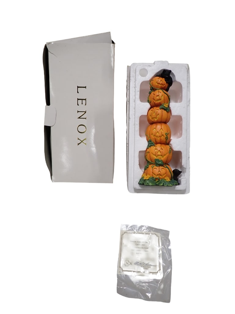 Lenox Stack O Pumpkins Halloween Decoration or Figure in Original Box (1 of 10)