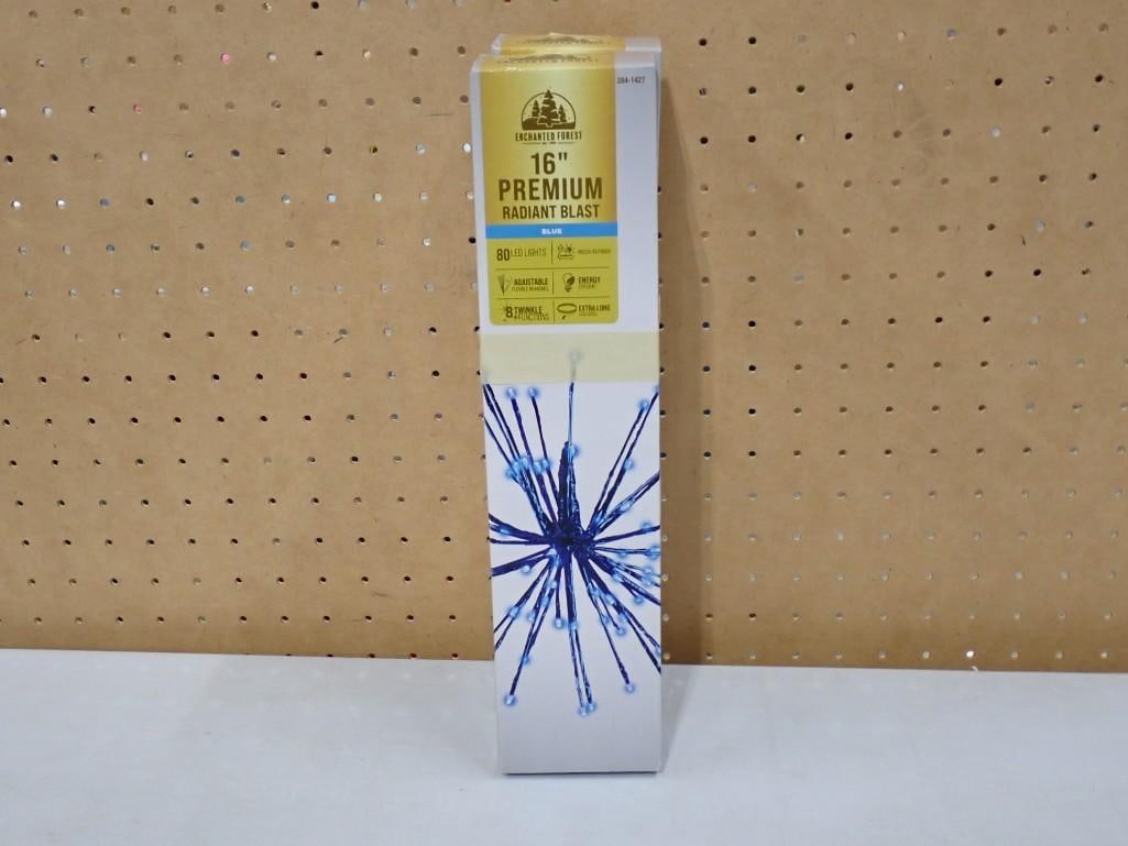 Two Enchanted Forest 16" Premium Radiant Blast Blue LED Lights - New in Package (1 of 5)
