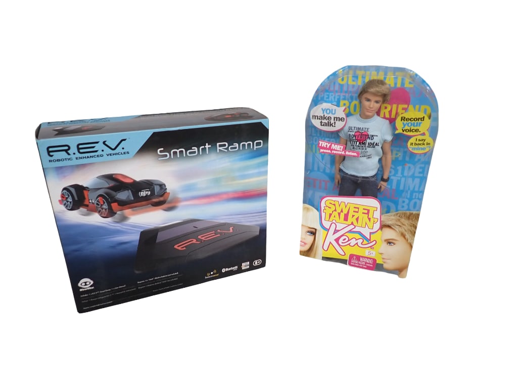 WowWee REV Smart Ramp for RC Car and Sweet Talkin' Ken Doll New in Package: WowWee REV Smart Ramp for RC Car and Sweet Talkin' Ken Doll New in Package All pictures are considered part of the description and should be examined carefully by bidders. Live Auctioneers is now 
