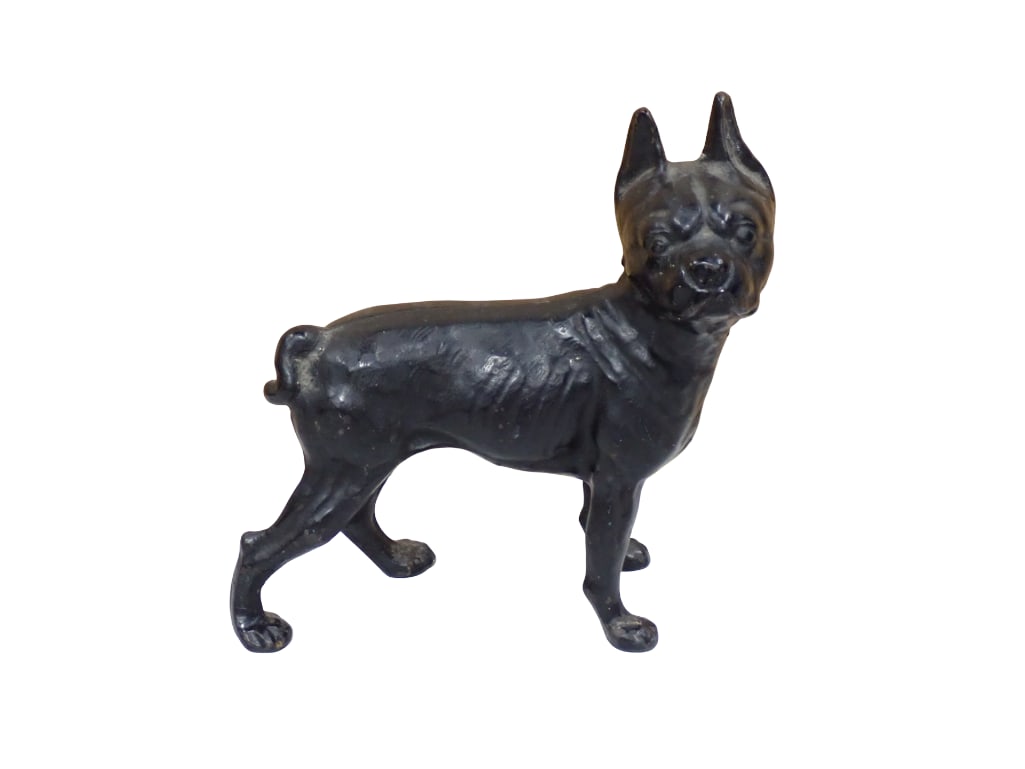 Vintage Cast Iron Dog Doorstop: Vintage Cast Iron Dog Door stop All pictures are considered part of the description and should be examined carefully by bidders. Live Auctioneers is now offering Live Shipping through them. This