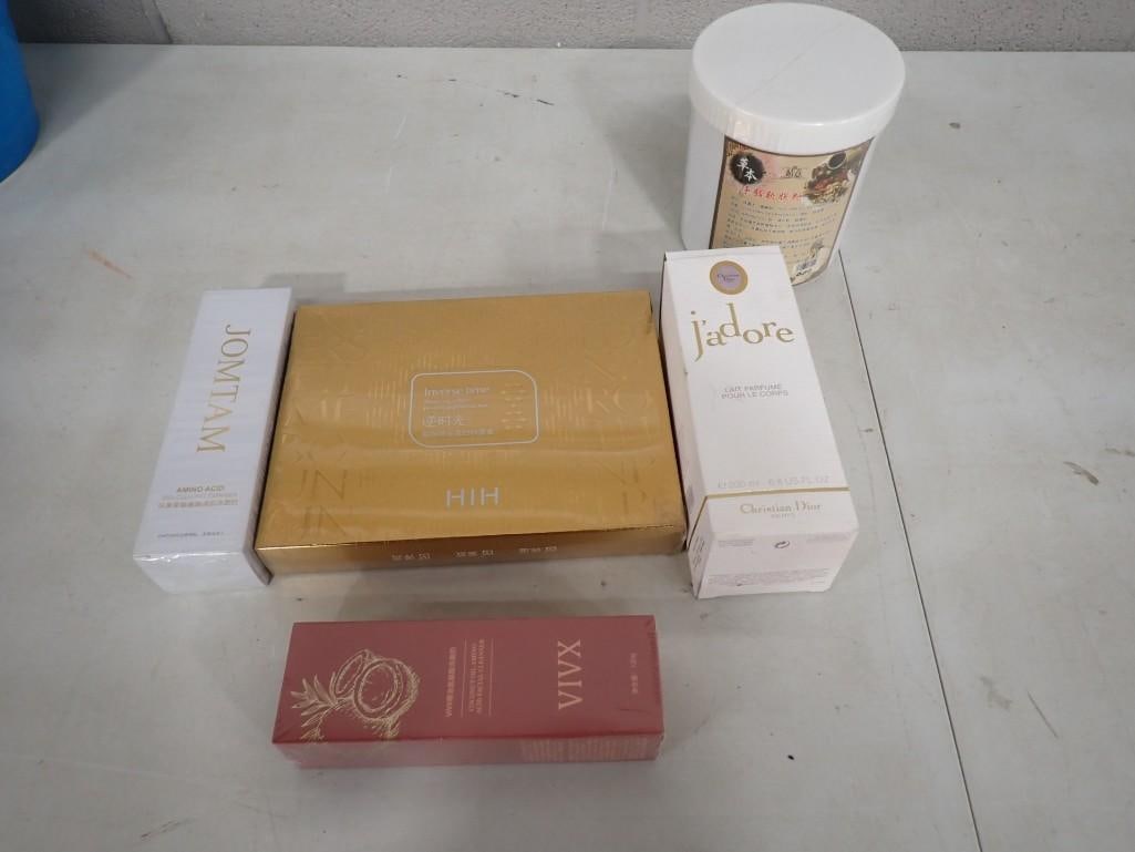 Lot of Beauty Care Products including Inverse Time, Christian Dior Jadore, VIVX Coconut Oil Cleanser: Lot of Beauty Care Products including Inverse Time, Christian Dior Jadore, VIVX Coconut Oil Cleanser All pictures are considered part of the description and should be examined carefully by bidders. Li