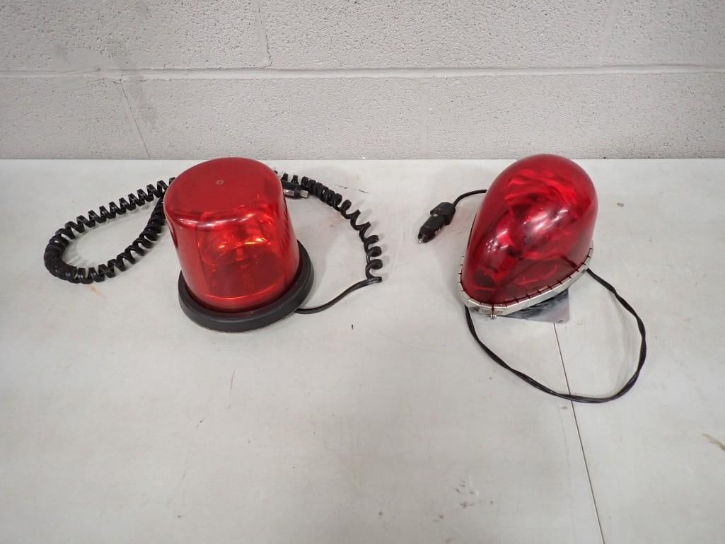 Two Red Emergency Flashing Lights for Cars (1 of 8)