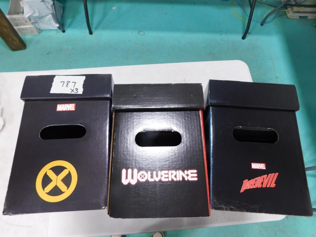 House of X, House of X / Powers of X, Wolvering, Daredevil Graphic Comic Box: House of X, House of X / Powers of X, Wolvering, Daredevil Graphic Comic Box. All pictures are considered part of the description and should be examined carefully by bidders. Live Auctioneers is now o