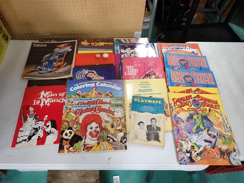 Ephemera incl Vintage Booklets, Ringling Bros and Barnum & Bailey Circus Programs, (1 of 6)