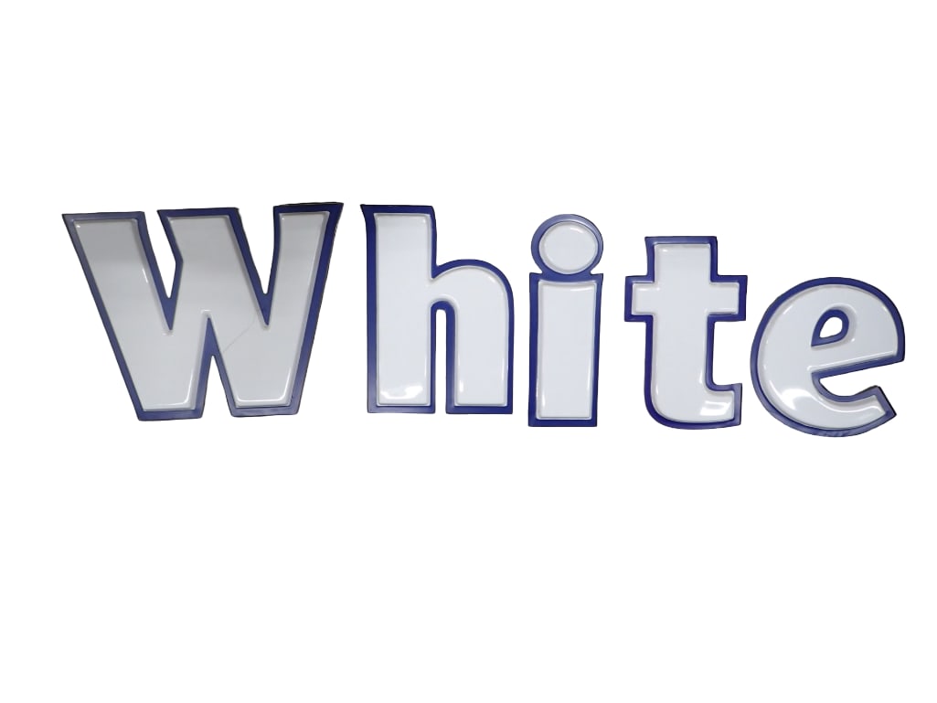 White Castle Restaurant Advertising Letters W H I T E: White Castle Restaurant Advertising Letters W H I T E - these were from an old restaurant. The W is the biggest and measures roughly 31x24". The W also has a crack All pictures are con