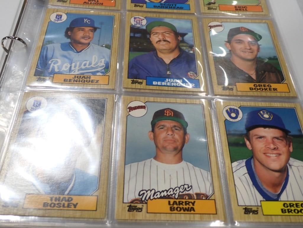 1987 Topps Baseball Cards Traded Set including Greg Maddox Rookie (1 of 4)