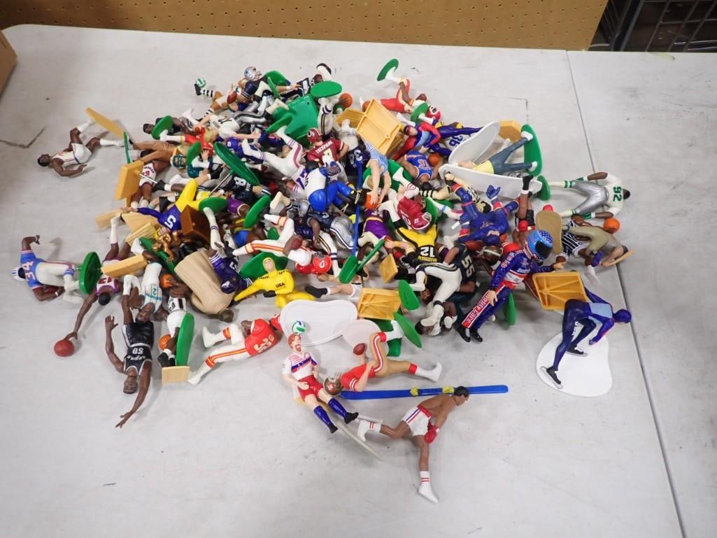 Large Lot of assorted Sports Figures including Starting Lineup, Football, Basketball, Olympics, (1 of 6)