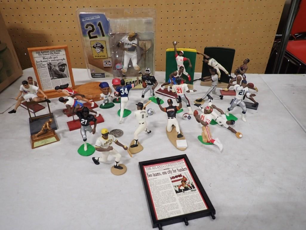 Sports Collectibles Lot including Assorted Starting Lineup Figures, McFarlane, etc. (1 of 4)