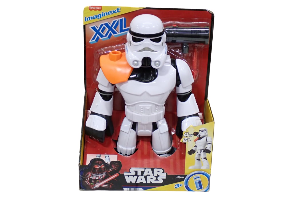 Star Wars Stormtrooper Imaginext XXL New in Box: Star Wars Stormtrooper Imaginext XXL New in Box All pictures are considered part of the description and should be examined carefully by bidders. Live Auctioneers is now offering Live Shipping throug