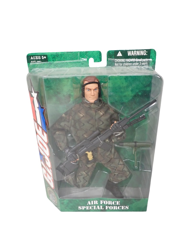 GI Joe Air Force Special Forces Action Figure New in Package: GI Joe Air Force Special Forces Action Figure New in Package All pictures are considered part of the description and should be examined carefully by bidders. Live Auctioneers is now offering Live Sh