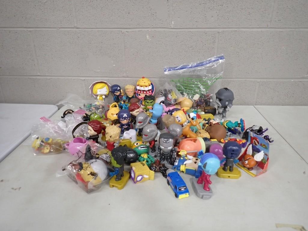 Lot of Small Toys and Figures incl Teenage Mutant Ninja Turtles, Super Mario Paragoomba,: Lot of Small Toys and Figures incl Teenage Mutant Ninja Turtles, Super Mario Paragoomba, Captain America, etc All pictures are considered part of the description and should be examined carefully by b