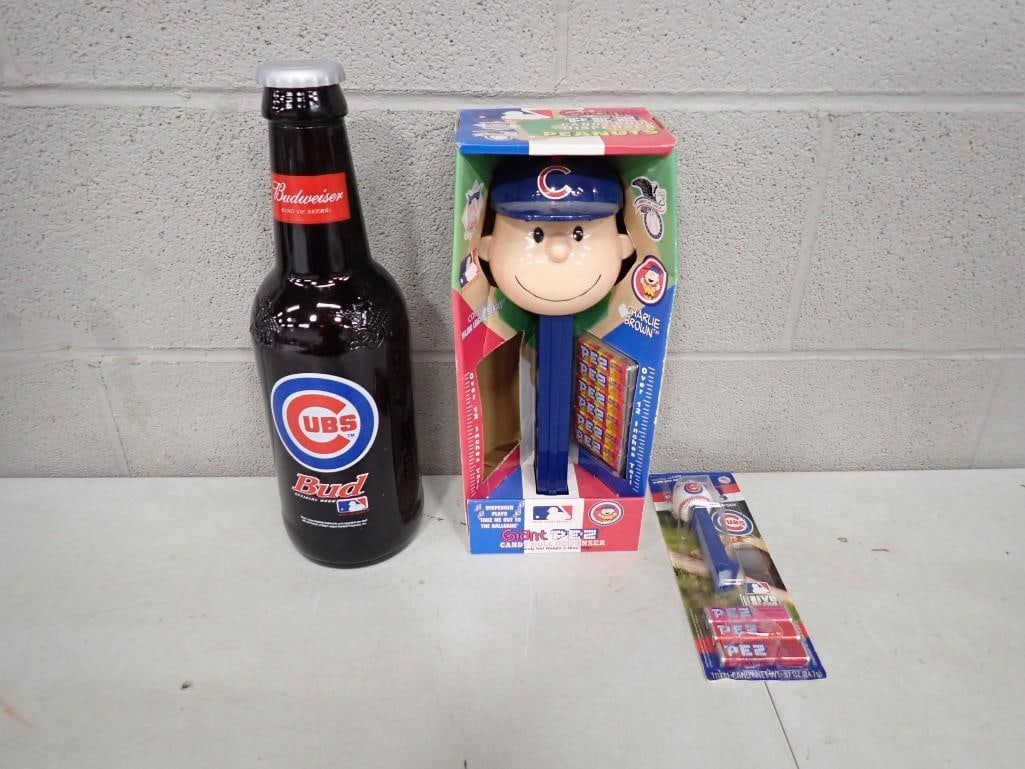 Chicago Cubs Charlie Brown Giant Pez Dispenser New in Package, Chicago Cubs Baseball Pez Dispenser (1 of 9)