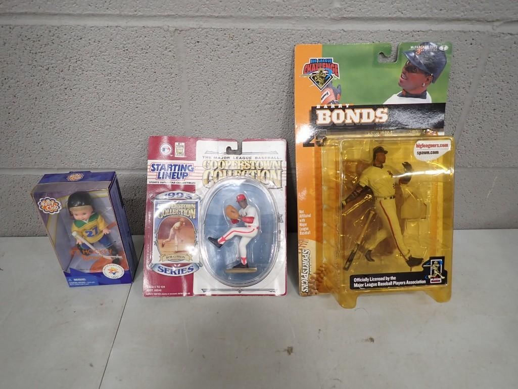 Sports Figures Lot including Barry Bonds, Starting Lineup Bob Gibson, Kelly Club Ice Hockey Tommy: Sports Figures Lot including Barry Bonds, Starting Lineup Bob Gibson, Kelly Club Ice Hockey Tommy Olympic Games All pictures are considered part of the description and should be examined carefully by