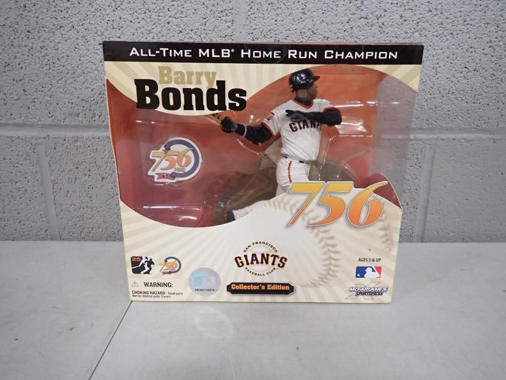 New in Package McFarlane's Sports Picks Barry Bonds 756 Home Run Champion Action Figure (1 of 8)