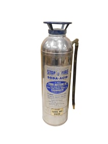 Vintage Stop Fire Soda Acid Fire Extinguisher EMPTY Collectible