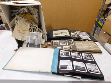 Large Lot of Photographs and Photo Albums incl Many Black and White Photos