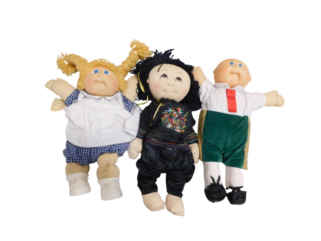 3 Dolls incl 2 Cabbage Patch Kids (1 of 5)