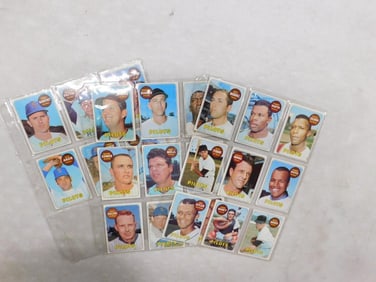 Lot of Vintage 1969 Topps Seattle Pilots Baseball Cards