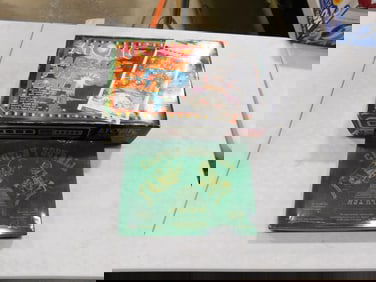 Atomic Arcade Pinball Game with Box and Vintage Clutch Football Board Game