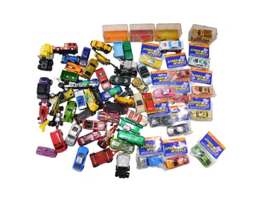 Lot of Toy Cars and Vehicles incl Die Cast, New in Package Speed Wheels, etc