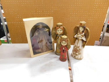 Lot of Christmas Angel Figures