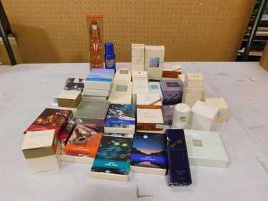 Large Lot of Avon Lotions, Perfumes, Colognes, Skin Care, etc.