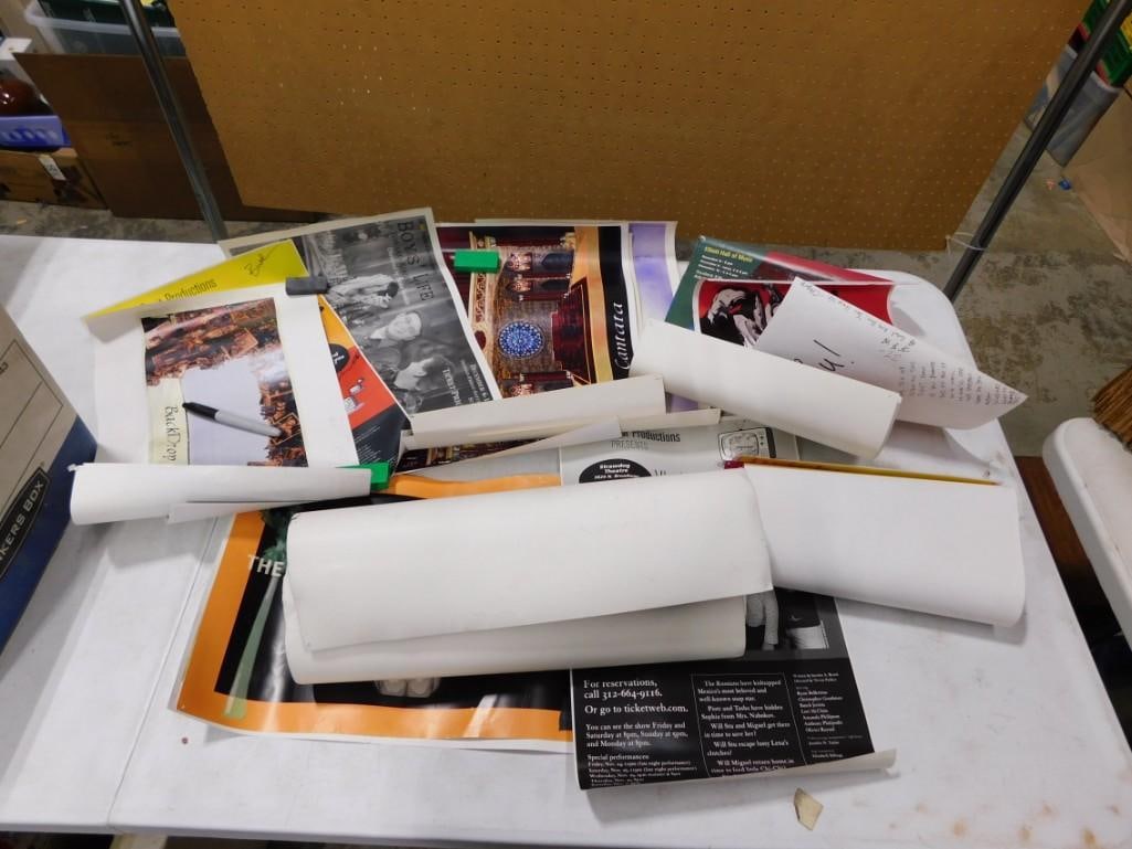 Lot of Local Play / Musical Production Posters with Many Autographs - No COA: Lot of Local Play / Musical Production Posters with Many Autographs - No COA All pictures are considered part of the description and should be examined carefully by bidders. Live Auctioneers is now of